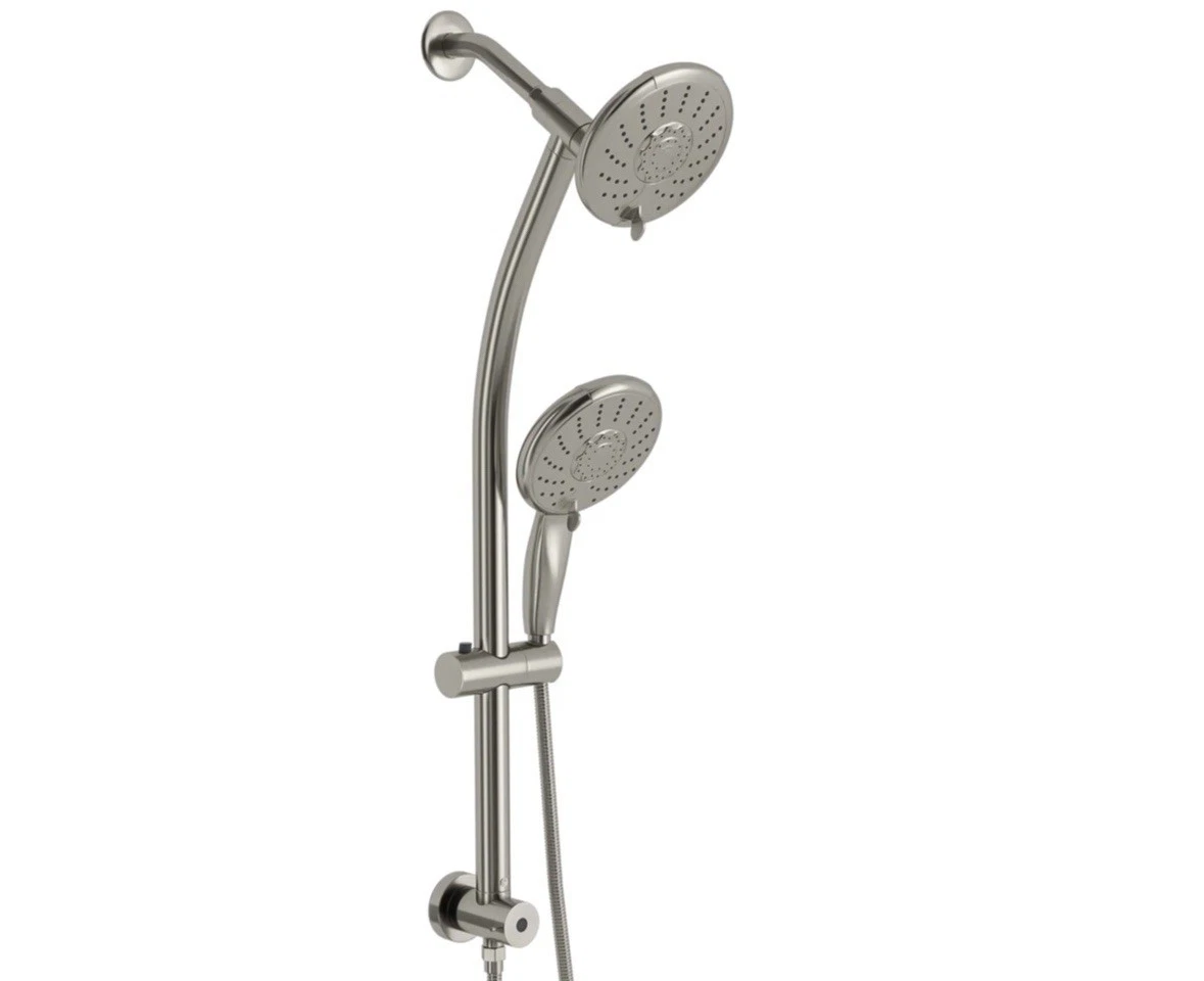 Lordear Wall Mounted Brushed Nickel Rain Shower Head