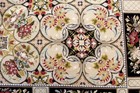 8X10 MAGNIFICENT ANTIQUE HANDMADE VEGETABLE DYE AUBUSSON NEEDLEPOINT WOOL RUG — photo 8