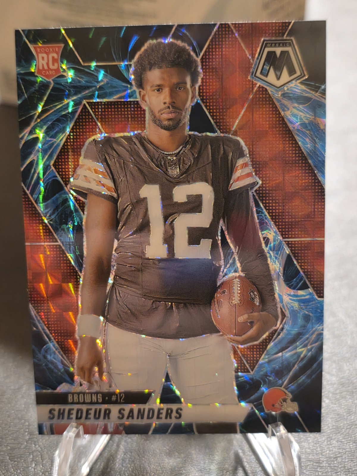 2025 Mosaic Football SHEDEUR SANDERS SSP GENESIS ROOKIE VARIATION (RC) 290