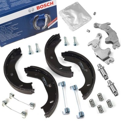 BOSCH Feststellbremsbacken + Zubehörsatz Hinten für BMW 3er E30 E21 Touring