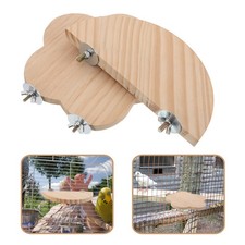 2 Pcs Bird Perches for Cage Pet Supplies Cockatiel Platform Hanging Platforms