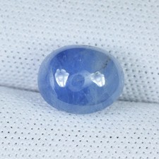4.60 ct BURMA UNHEATED OPAQUE NATURAL STAR SAPPHIRE - Oval Cabochon Gems Video 
