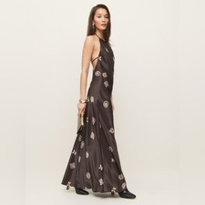 Reformation Jeany Silk Dress Palace NWOT Sz L