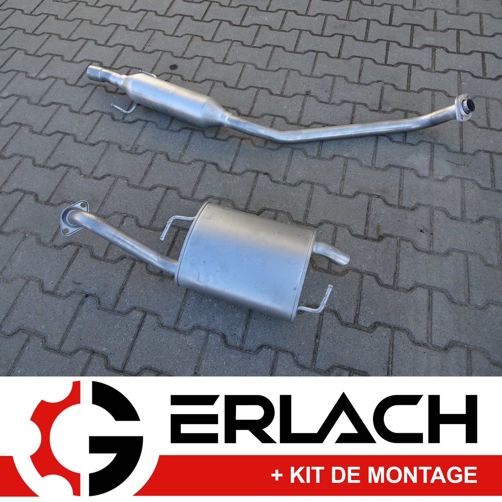 Échappement silencieux Toyota Corolla 1.6 réduction sonore et haute durabilité en acier 4665