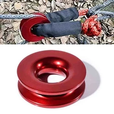 Towing Winch Rope Snatch Recovery Ring 55000LBS For ATV UTV SUV Truck Recovery