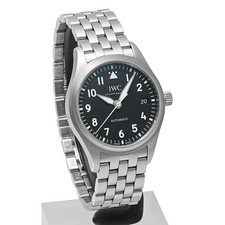 IWC Pilot'S Watch IW324010 Black Case Size 36mm x 36mm Men's Used Watch #31031 3