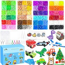 KIFHCMPR 5mm Fuse Beads Kit -72 Colors Craft 21 cm x 24 x 5 cm, 72