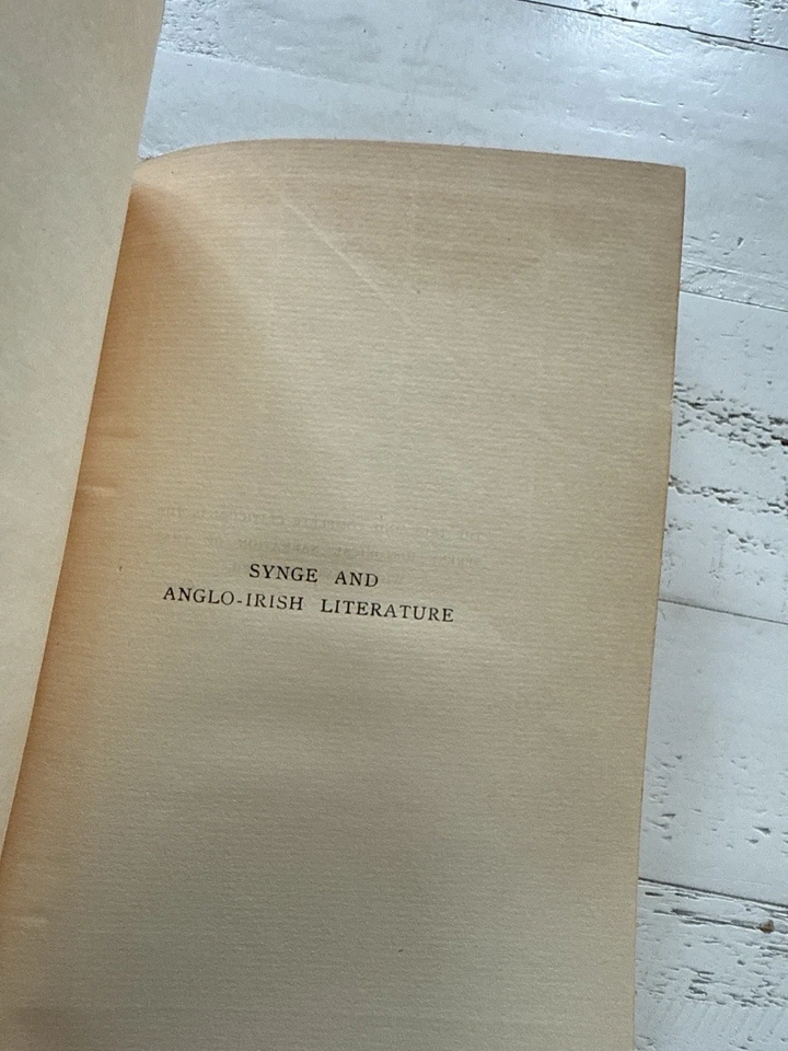 1931 Synge and Anglo-Irish Literature Daniel Corkery 1st Ed. Irish Free State - Image 2 of 4