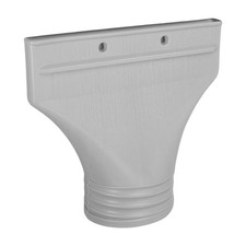 Flat Air Vent Connector Secure Install Enhances Circulation for AC Dryer Hose
