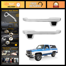 Metal Exterior Door Handles Pair For Chevy Gmc Ck Pickup Suburban Blazer 73-91 Metal Exterior Door Handles Pair For Chevy Gmc Ck Pickup Suburban Blazer 73-91