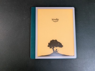 Kindle Scribe 2024 - jadegrün - 64 GB + Premium  Leather Case
