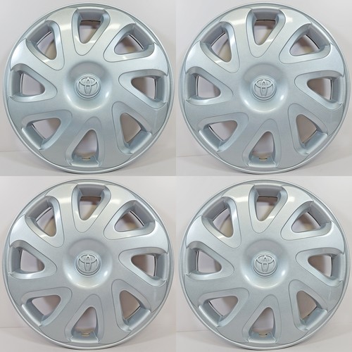 👀 2000-2002 Toyota Corolla # 61111 14" Hubcaps Wheel Covers # 42621AB030 SET/4