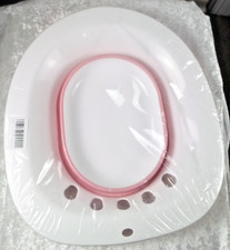 Sitz Bath Toilet Seat with Flusher, Folding Sitz Bath Tub for