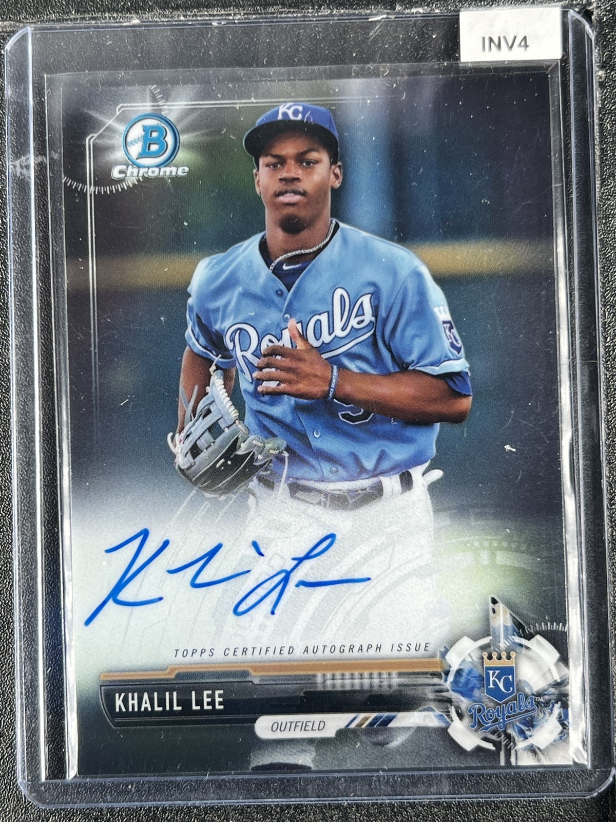 Lee, Khalil - 2017 Bowman Chrome - Autograph - INV4