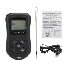 Portable radio With an automatic scanning channel and a manual search station