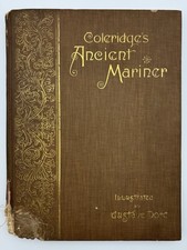 Antique 1889 Rime of the Ancient Mariner Coleridge Gustave Dore Illustrated