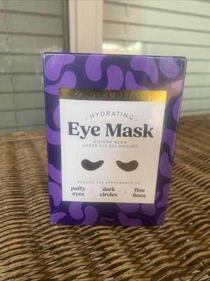 DERMORA Golden Glow Under Eye Patches | Rejuvenating 20 Pack, Original 