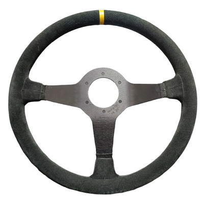 SPARCO R368 Steering Wheel 380mm Black Suede 65mm Deep Dish Italy