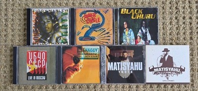 Reggae LOT of 7 CDs - Ziggy Marly, UB40, Black Uhuru, Inner Circle, Matisyahu +1