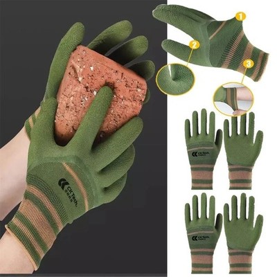 Thorn Proof Garden Gloves Rubber Durable Waterproof Gloves for Cactus Rose