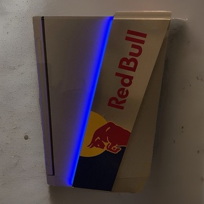 RedBull GDC Eco LED Mini Fridge Cooler Light Up Display Counter F1