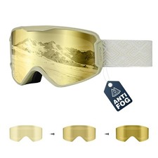Photochromic Ski Snowboard Goggles Anti Fog for Men, Women