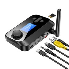 Bluetooth Transmitter for TV, Audio Adapter Receiver for Home Stereo with Vol...