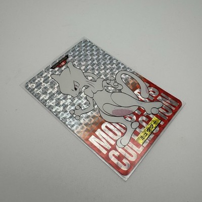 Pokémon card Carddass Mew 151 Mewtwo 150 Red Holo PRISM Bandai