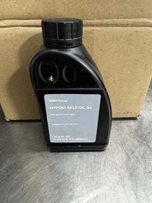 BMW OEM Hypoid Axle Oil G4   500mL (16.9 fl oz)   P/N 83222447362   Genuine