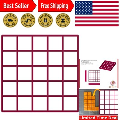 Versatile 25-Piece Square Cookie Cutter Set - Ideal for Baking and Crafts