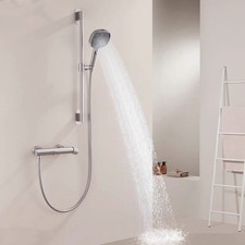 Brass Brushed Nickel Tub Filler Wall Mount Bathtub Faucet Mixer Tap w/Handheld