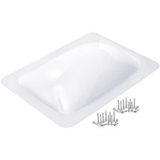 XMK 18"x26" RV Skylight Replacement Cover Outer Dome White for 14"x22" Opening
