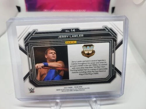 2023 Panini Prizm WWE # 14 Jerry Lawler Legends - Image 3 of 3