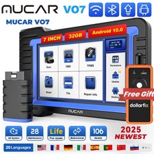 MUCAR VO7 Full System Diagnostic Tool OBD2 Scanner Bidirectional Test 28 Reset