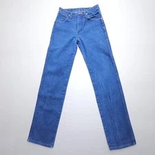 VTG Wrangler Cowboy Cut 13MWZ Jeans 28 x 34 (Actual 26 x 33") USA Made 90s Denim