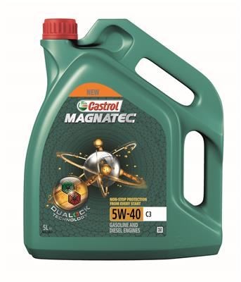 Huile moteur Castrol Magnatec 5W-40 C3 bidon 5L pour motorisation Renault RN 0700