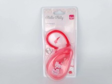 BOX PORTA CIUCCIO HELLO KITTY BABY CON GANCIO DA APPENDERE AL PASSEGGINO O BORSA