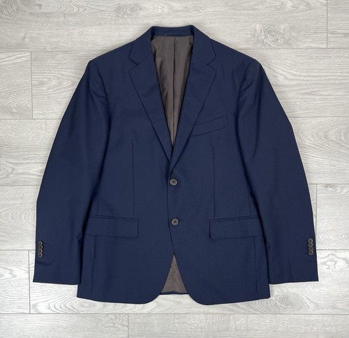 Suitsupply Blu Napoli Vitale Barberis Canonico Navy Tuta Blazer Pantaloni 48R Uomo - Foto 2 di 11