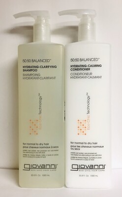 Giovanni ~ 50:50 Balanced Hydrating-Calming Shampoo & Conditioner