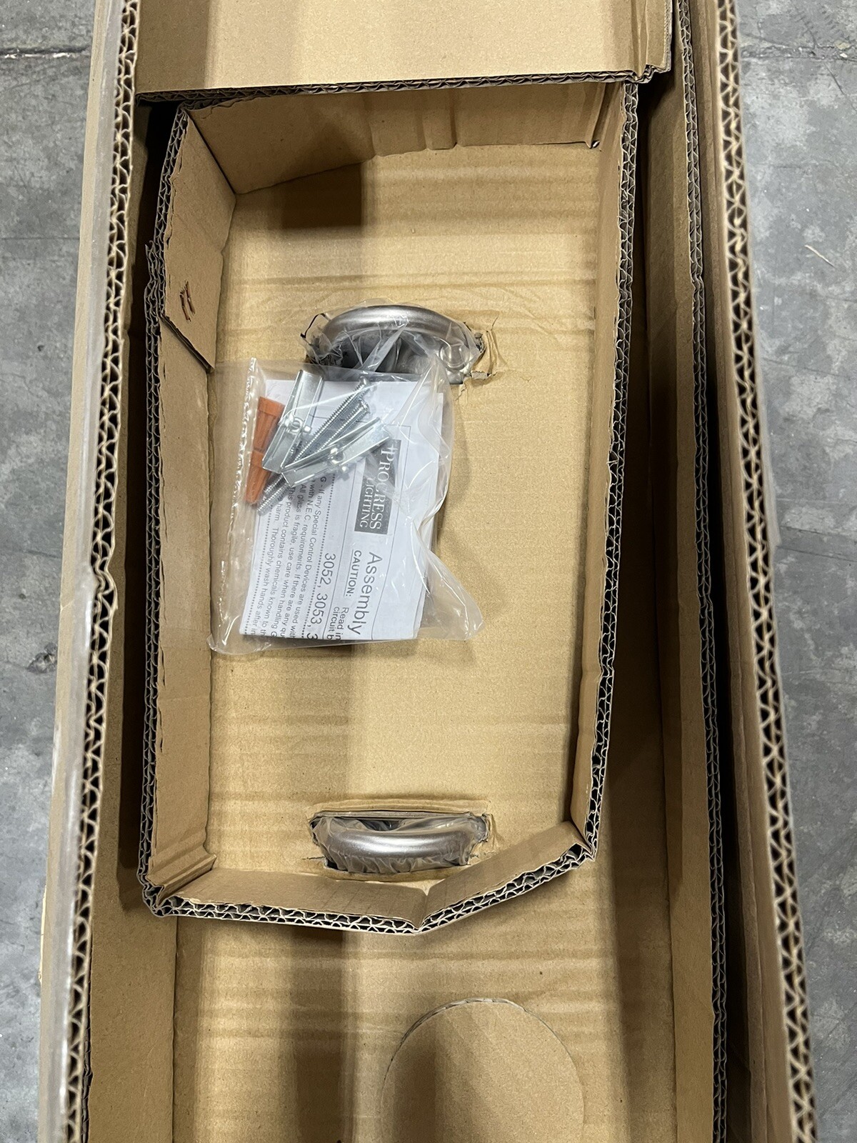 Progress Lighting P3056-09 6-Light 48 in Brushed Nickel Bath Vanity Light
