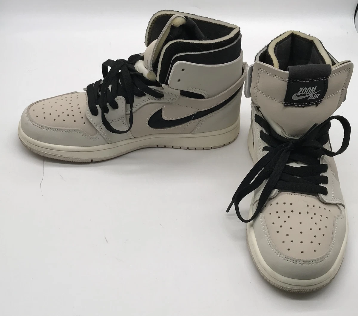 Nike Jordan 1 high zoom air cmft summit white black women sneaker sz 7