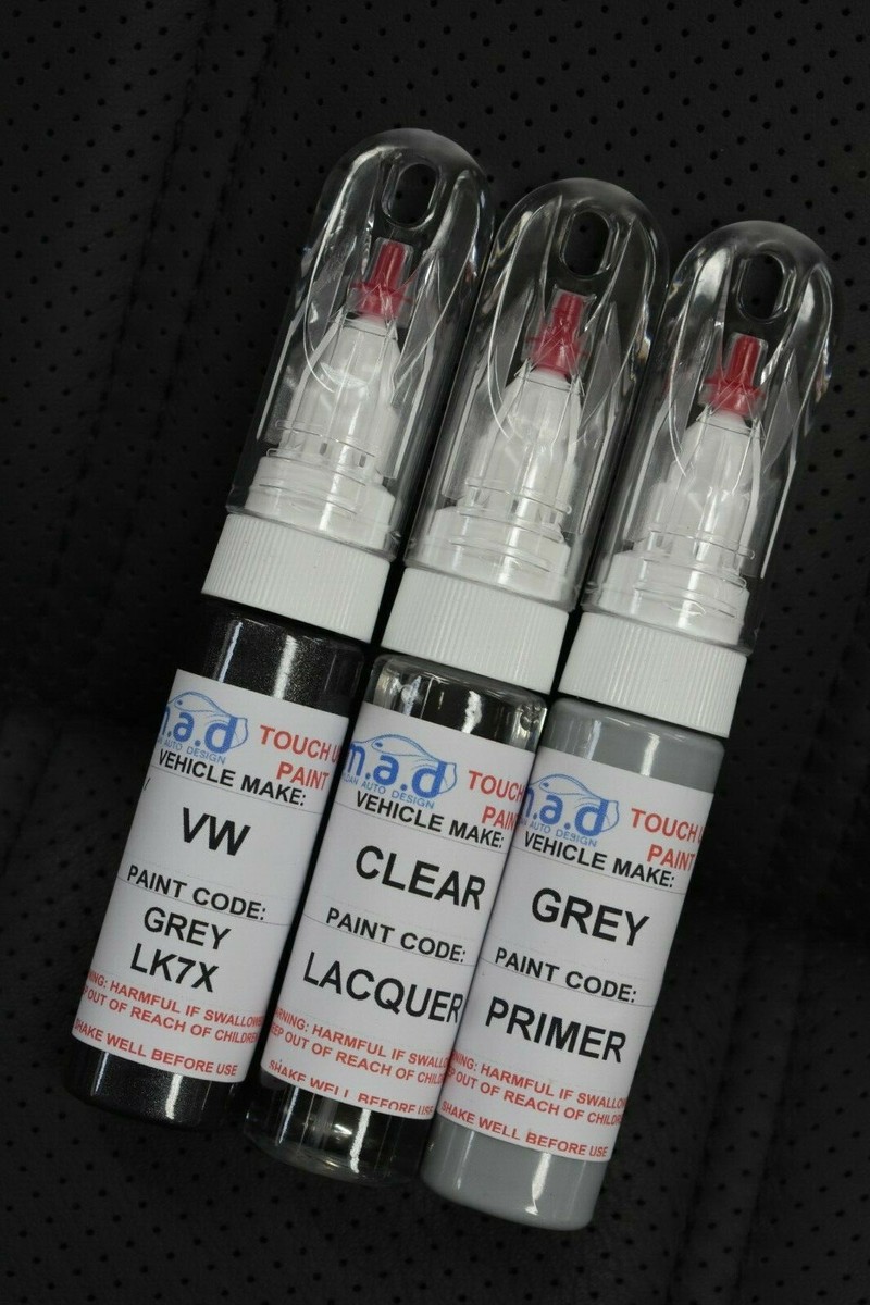 Kit Retoque Pintura Skoda Color LF7Y - Cuarzo Gris, Incluye Base Y Laca Transparente