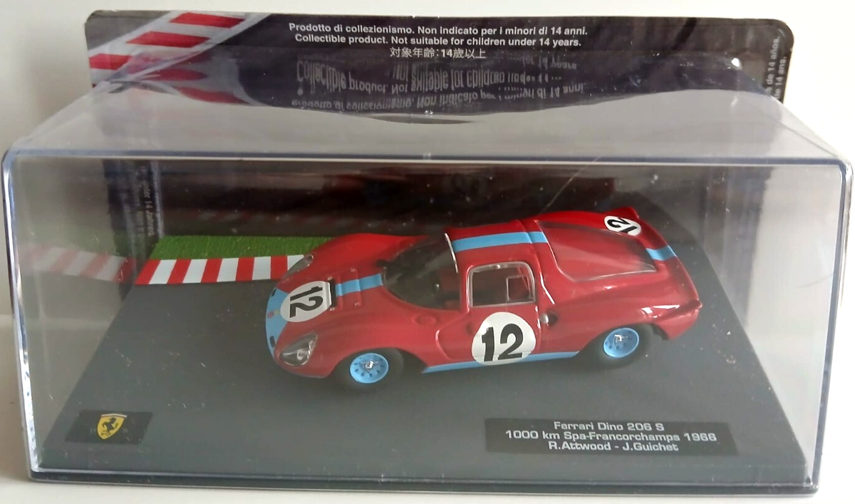 Die Cast - Ferrari Dino 206 S 1000Km Spa-Francorchamps 1966 - 1/43