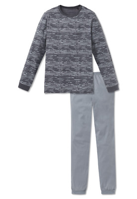 Schiesser Ragazzi Pigiama Sonno Tuta XS S M L 140 152 164 176 100/% co Biancheria Notte