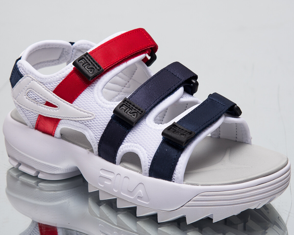 Fila disgregatori Sandali Donna Nuovo Bianco Blu Marina Rosso Lifestyle 1010611-01m Fila disgregatori Sandali Donna Nuovo Bianco Blu Marina Rosso Lifestyle 1010611-01m