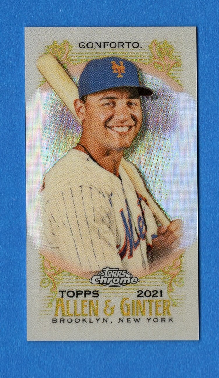 2021 Topps Allen & Ginter Chrome Michael Conforto Mini  #175 New York