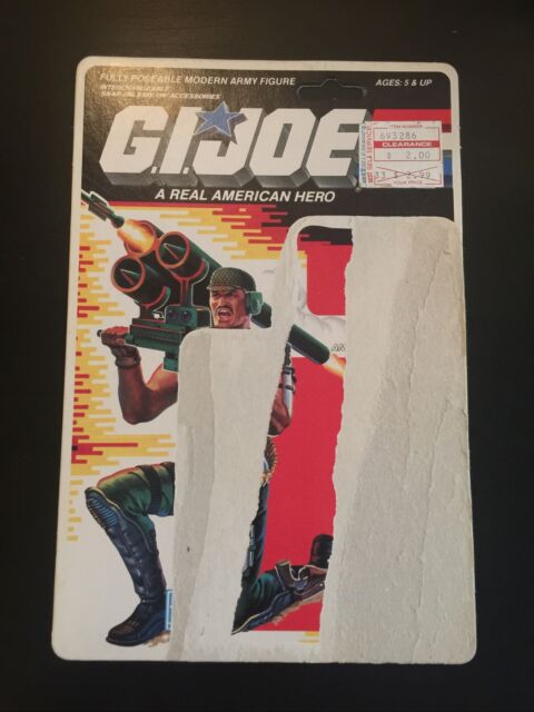 Backblast Gi Joe Hasbro Small 3 3//4 1988 MOC Action Figure ARAH for sale online