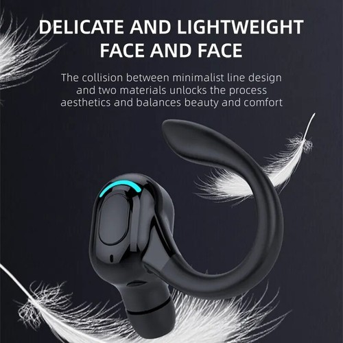 New Bluetooth 5.1 Headset Wireless Earbuds Earphones Stereo Headphones Ear Hook - Zdjęcie 5 z 7