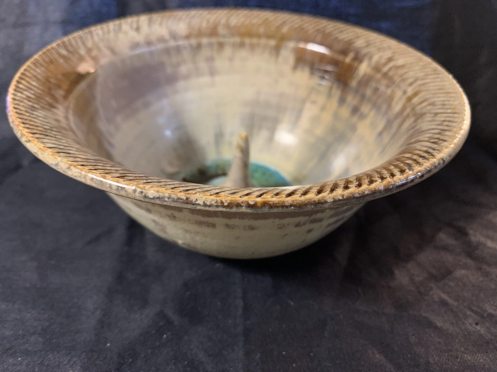 Studio Art Pottery Apple Baker Baking Dish Neutral Color Handmade Bowl