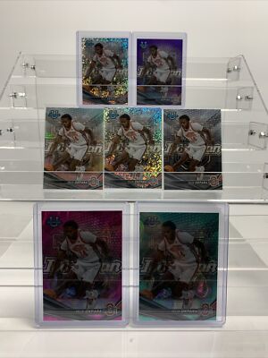 lot of 7 - 2022-23 Bowman Best U #61 Felix Okpara /100/199/250/299/speckle/ref.